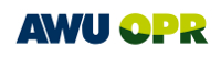 Abbildung Logo AWU Ostprignitz Ruppin dunkelblau grüner Schriftzug