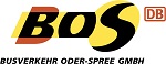 Abbildung Logo Busverkehr Oder-Spree schwarz gelb roter Schriftzug 