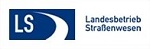 Abbildung Logo Landesbrtieb Straßenwesen dunkelblauer Schriftzug